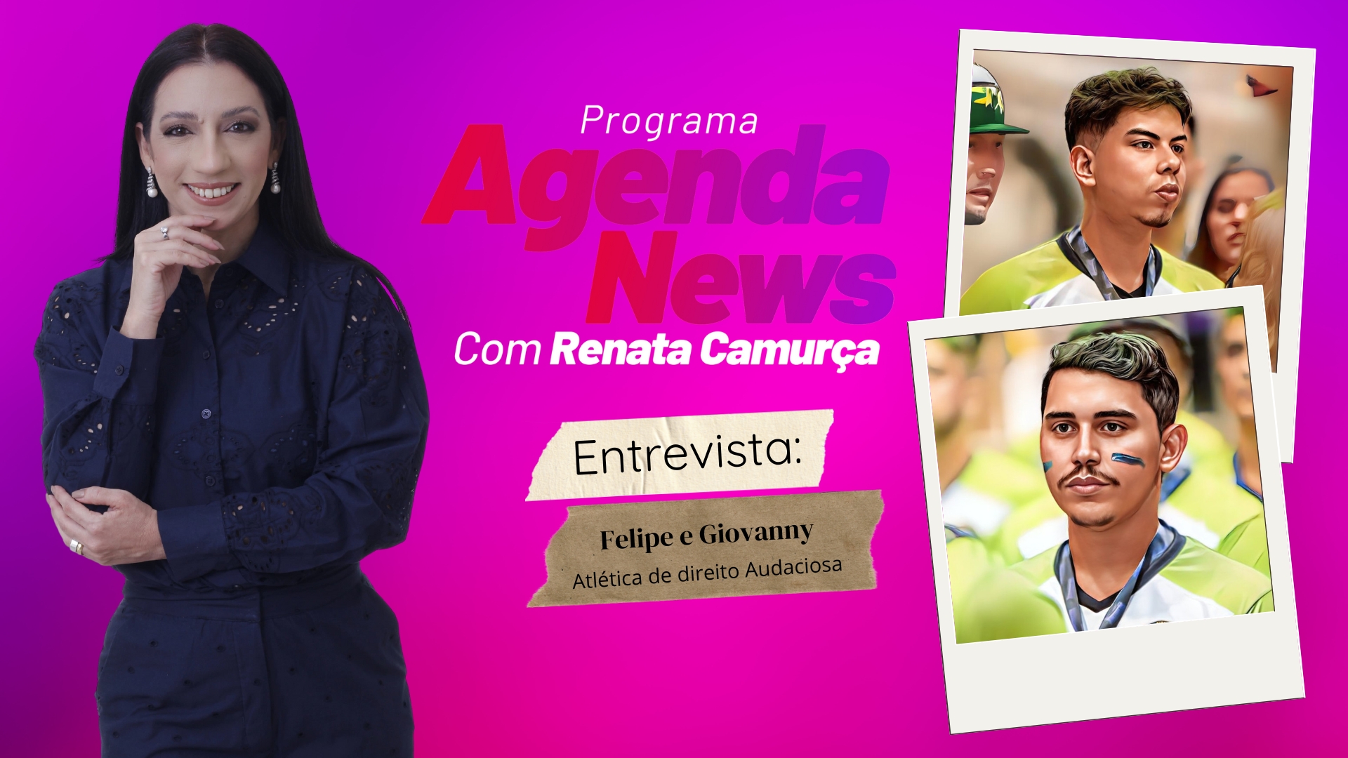 #AgendaNews | Entrevista Felipe e Giovanny - atlética de Direito Audaciosa - News Rondônia