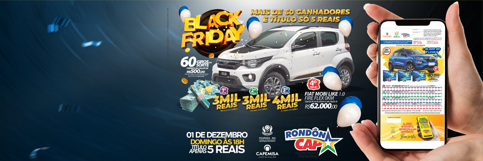 RondônCap de domingo, dia 24, sorteou mais de 100 mil reais em prêmios - News Rondônia
