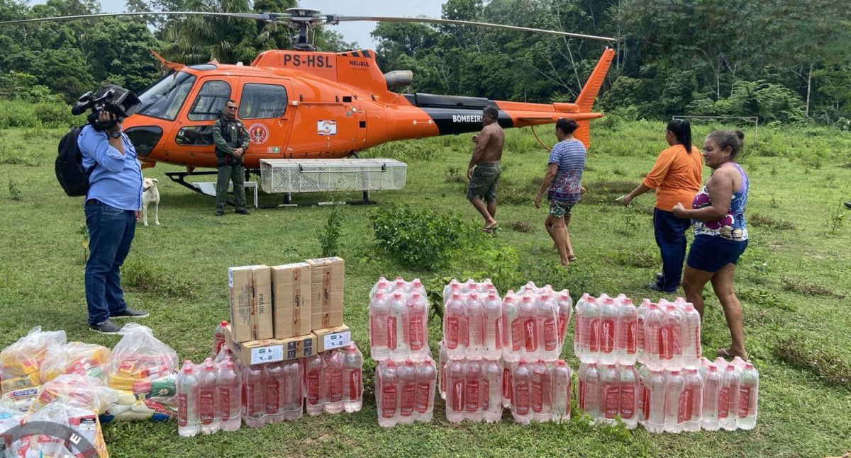 APOIO HUMANITÁRIO: Operações para levar suprimentos às comunidades isoladas atingidas pela seca são intensificadas pelo governo de Rondônia - News Rondônia