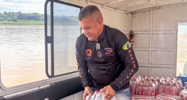 Operação conjunta da Defesa Civil distribuiu mais de 156 mil litros de água, além de 500 cestas básicas - News Rondônia