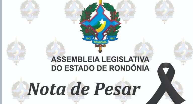 Nota de pesar pelo falecimento do filho do servidor Walter Matheus Bernardino Silva - News Rondônia