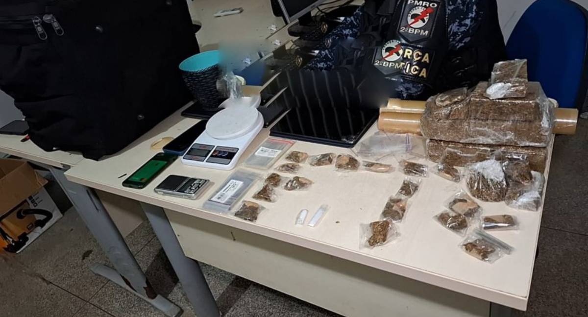 Força Tática desmonta esquema de tráfico de drogas, em Ji-Paraná