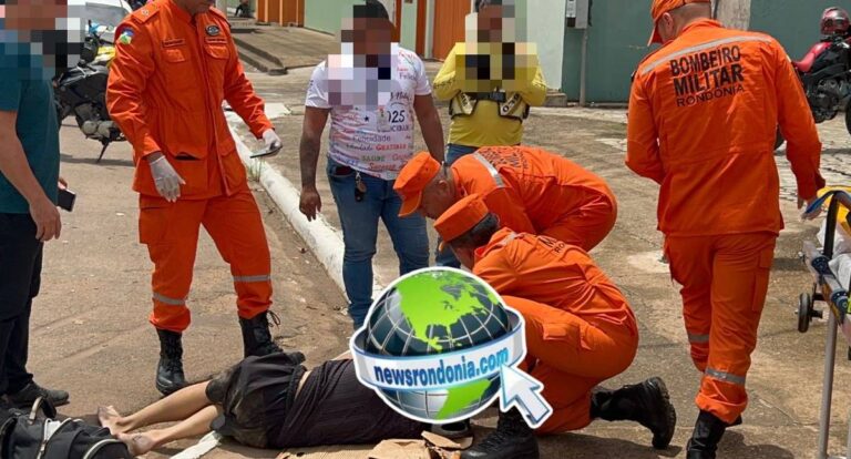 Motociclista tem cabeça atingida por caminhonete em acidente na Jorge Teixeira