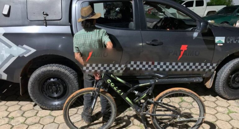 Polícia Militar recupera bicicleta furtada e prende suspeito, em Ji-Paraná