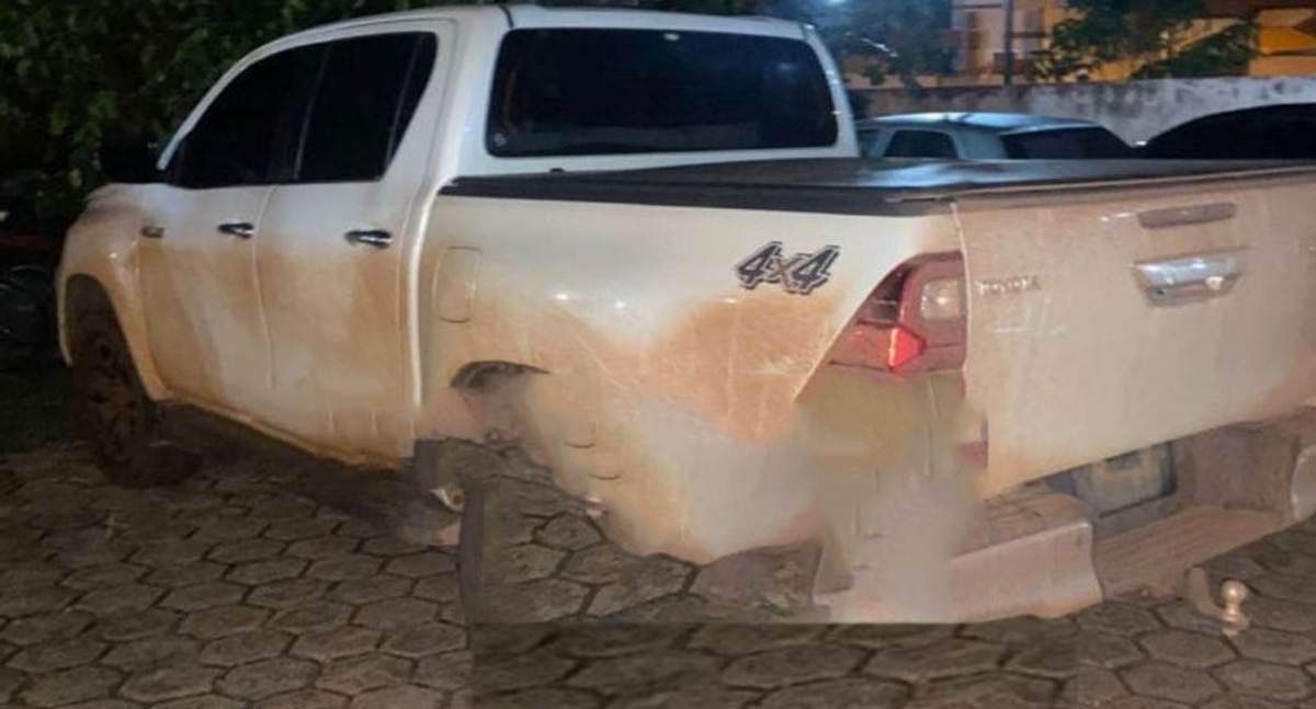 Polícia Militar recupera Hilux furtada em Cacoal e prende suspeito