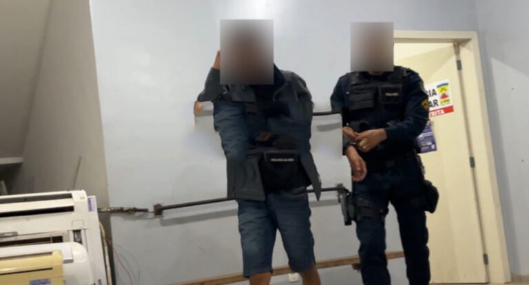 Polícia Militar age rapidamente e prende suspeito de tentativa de furto em residência