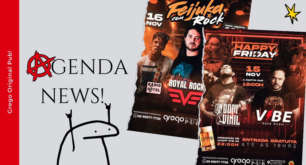 Agenda News: Viva a Magia do Rock no Grego Original Pub! - News Rondônia