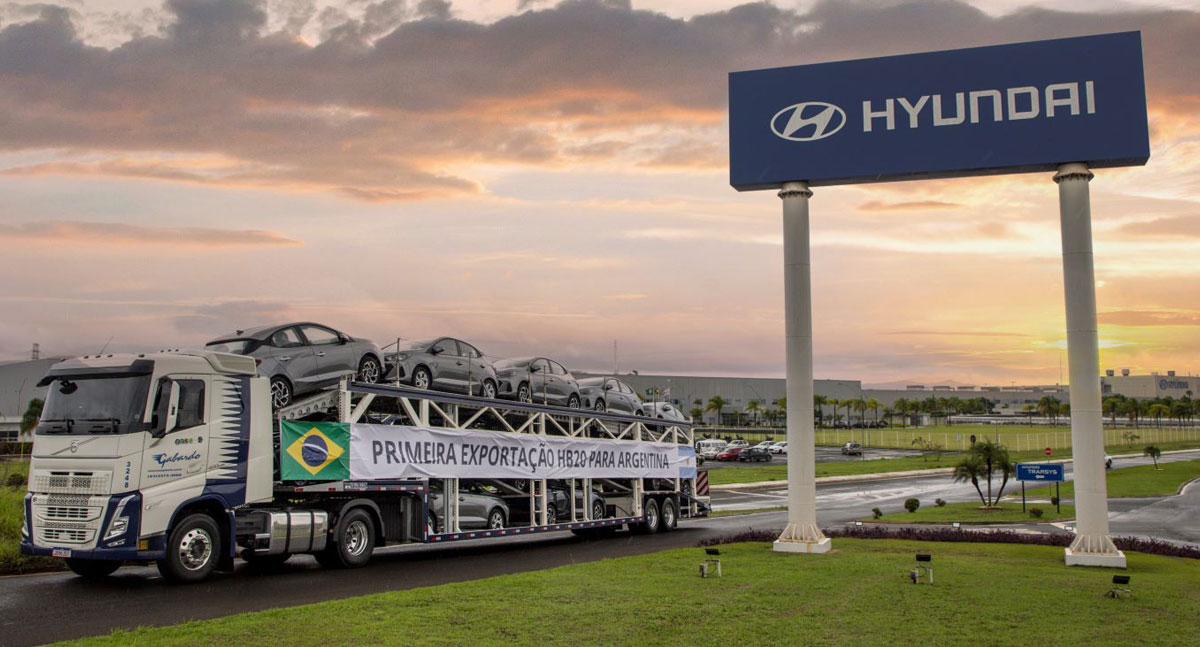 Hyundai inicia exportações do HB20 para a Argentina - News Rondônia