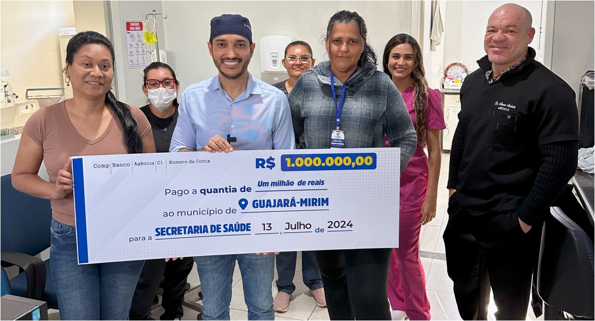 Dr. Fernando Máximo destina R$ 1.000.000,00 em emendas parlamentares para a saúde de Guajará-Mirim