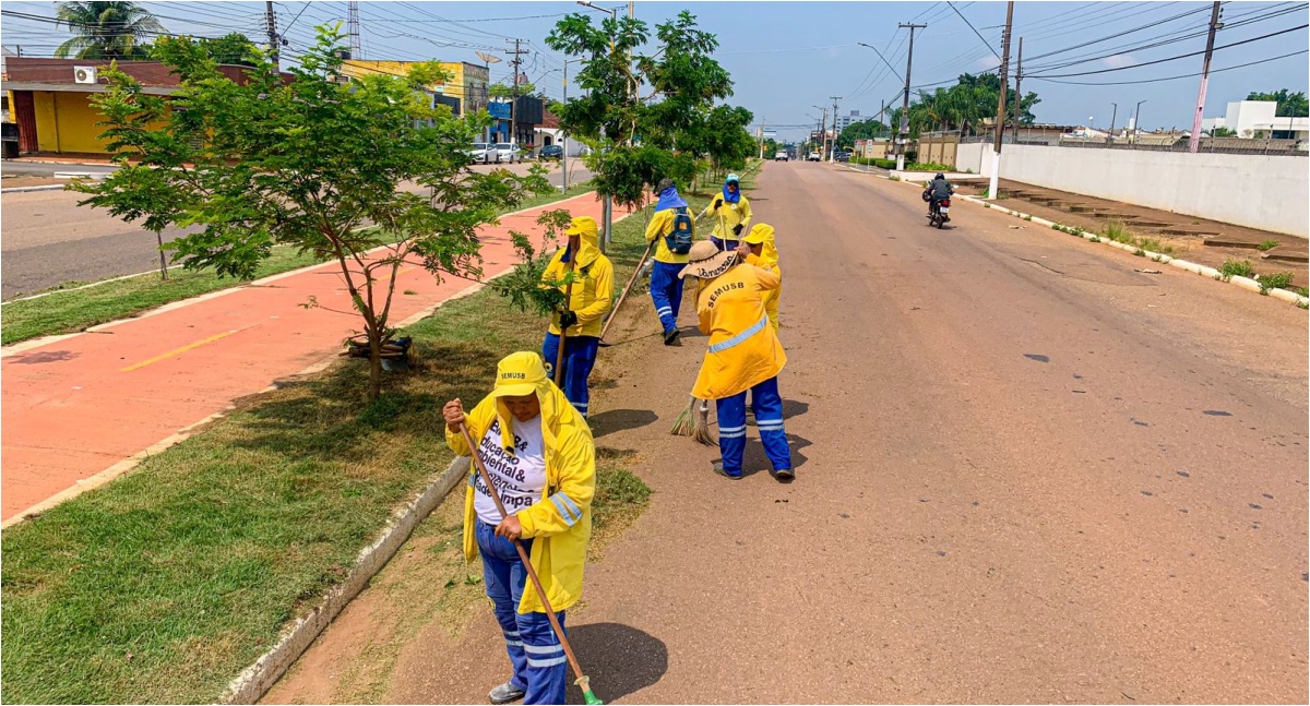 Ações de limpeza e conservação dos espaços públicos acontecem em diversos pontos da cidade - News Rondônia