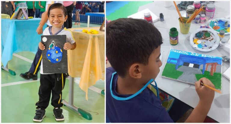 Itapuã do Oeste realiza primeira exposição de artes com alunos especiais