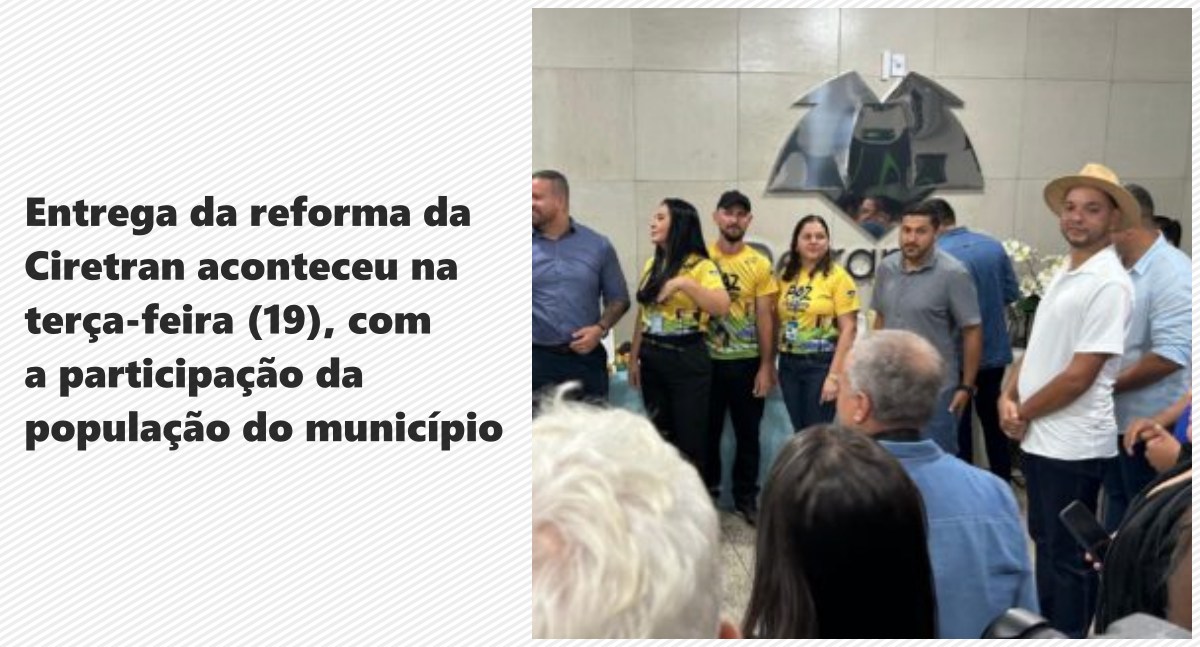 Investimentos do governo de RO em reformas de Ciretrans promovem bem-estar e melhor atendimento à população - News Rondônia Investimentos do governo de RO em reformas de Ciretrans promovem bem-estar e melhor atendimento à população - News Rondônia