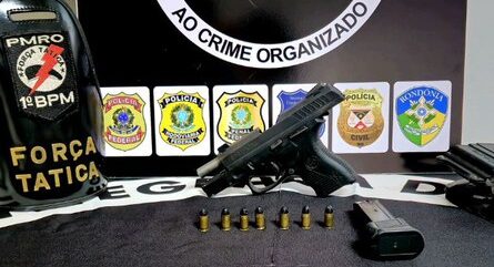 FICCO/RO realiza apreensão de arma de fogo de uso restrito