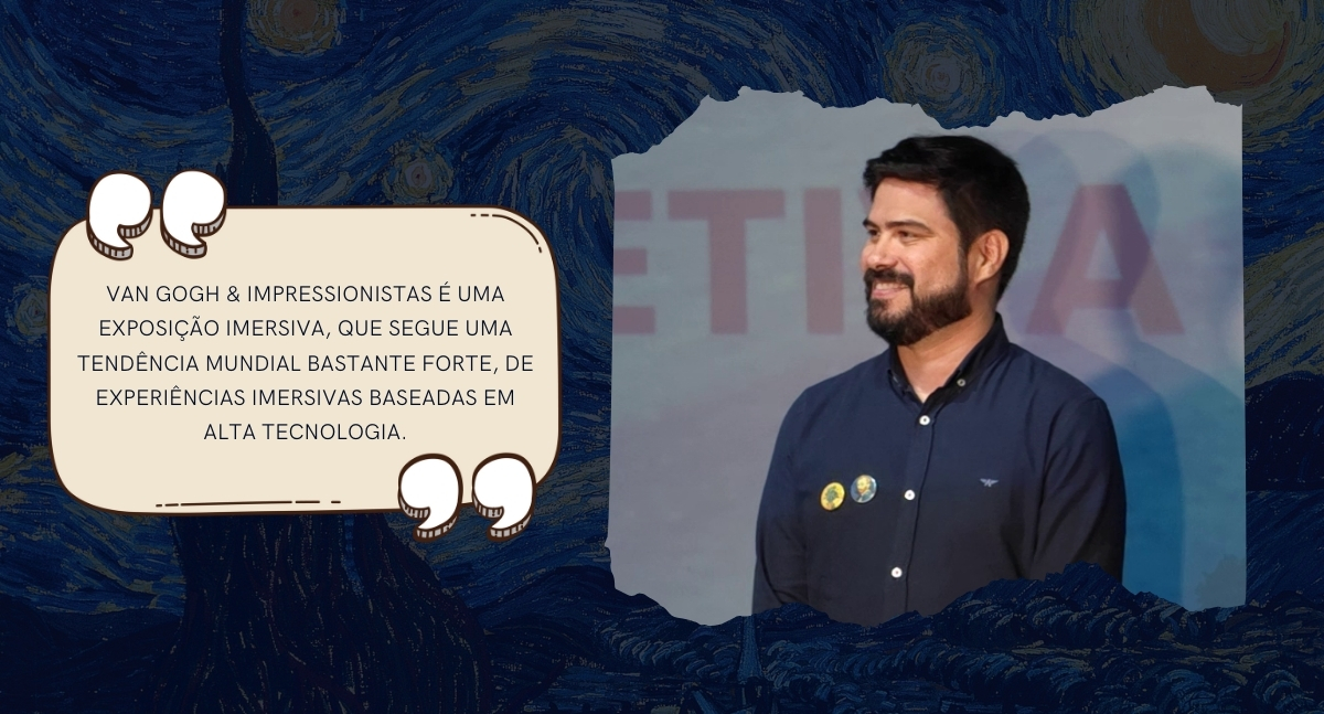 Exposição imersiva “Van Gogh & Impressionistas” estreia nesta sexta-feira no Porto Velho Shopping - News Rondônia