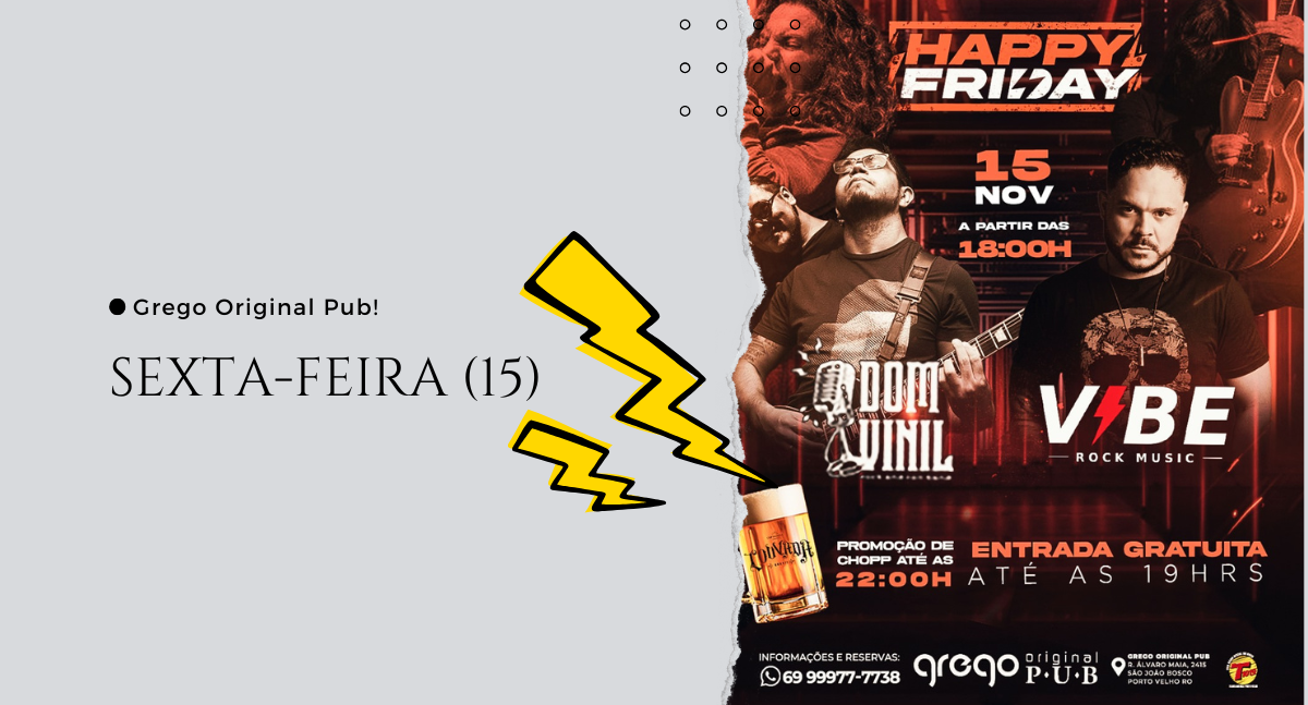 Agenda News: Viva a Magia do Rock no Grego Original Pub! - News Rondônia