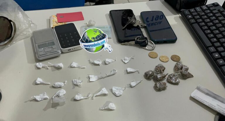 Trio é flagrado com drogas em boca de fumo no Mariana