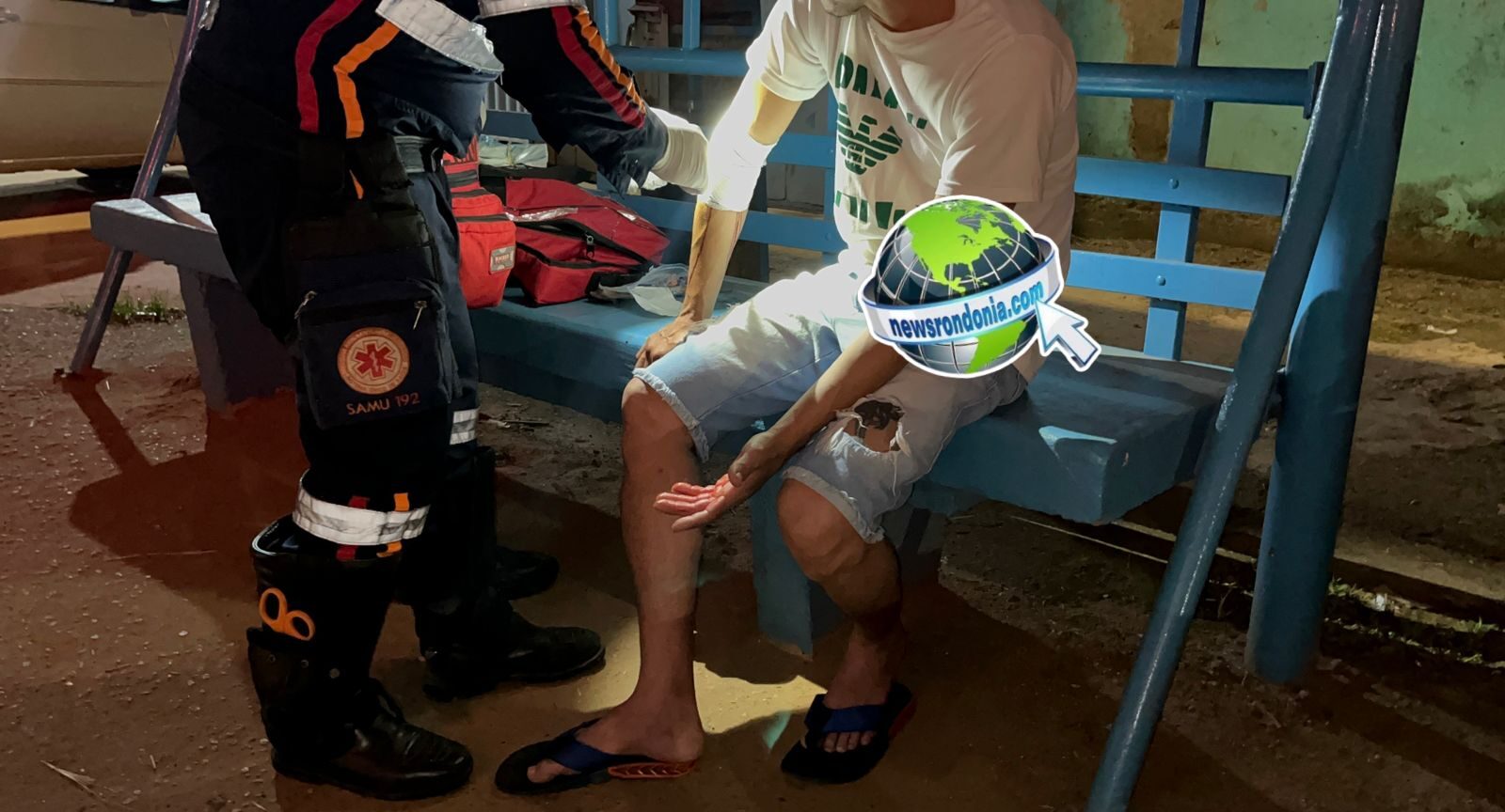 Homem é assaltado e esfaqueado na zona sul