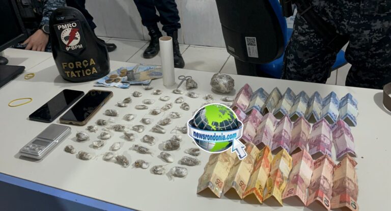 Força Tática do 9° fecha boca de fumo e apreende adolescentes com drogas na zona sul