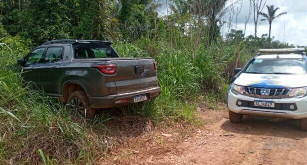 Camionete Fiat Toro é recuperada após ser roubada em Nova Brasilândia