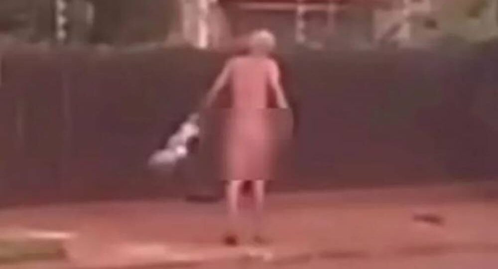 Andando pelas ruas completamente pelado, homem desafia a polícia em Corumbiara, leva tiros nas nádegas e acaba preso