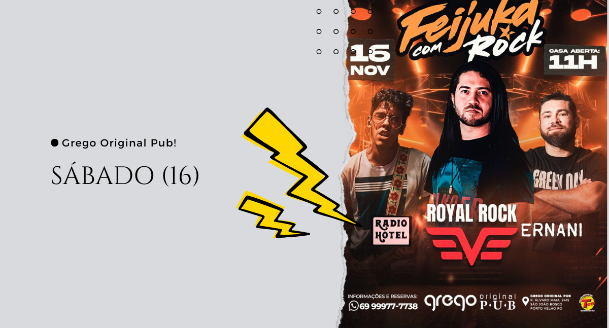 Agenda News: Viva a Magia do Rock no Grego Original Pub! - News Rondônia