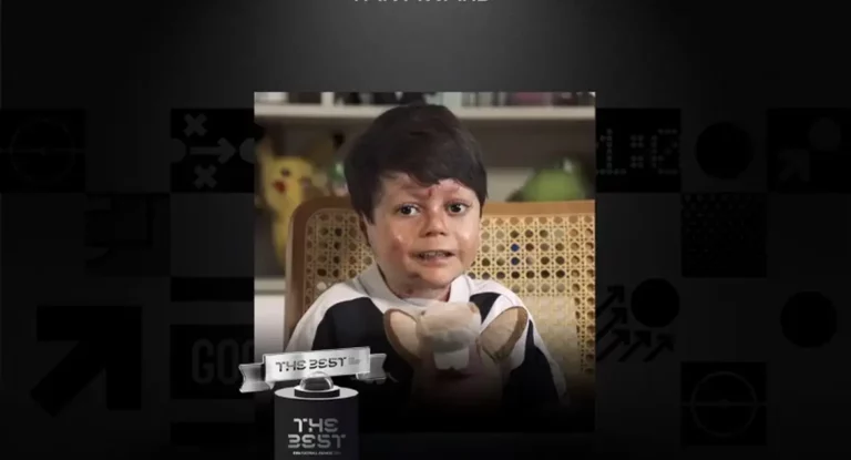 The Fifa Best: Vascaíno, menino Gui vence prêmio de torcedor do ano