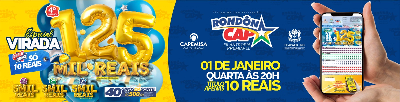 RondônCap Especial de Natal sorteou 550 mil reais em prêmios na tarde deste dia 25 - News Rondônia