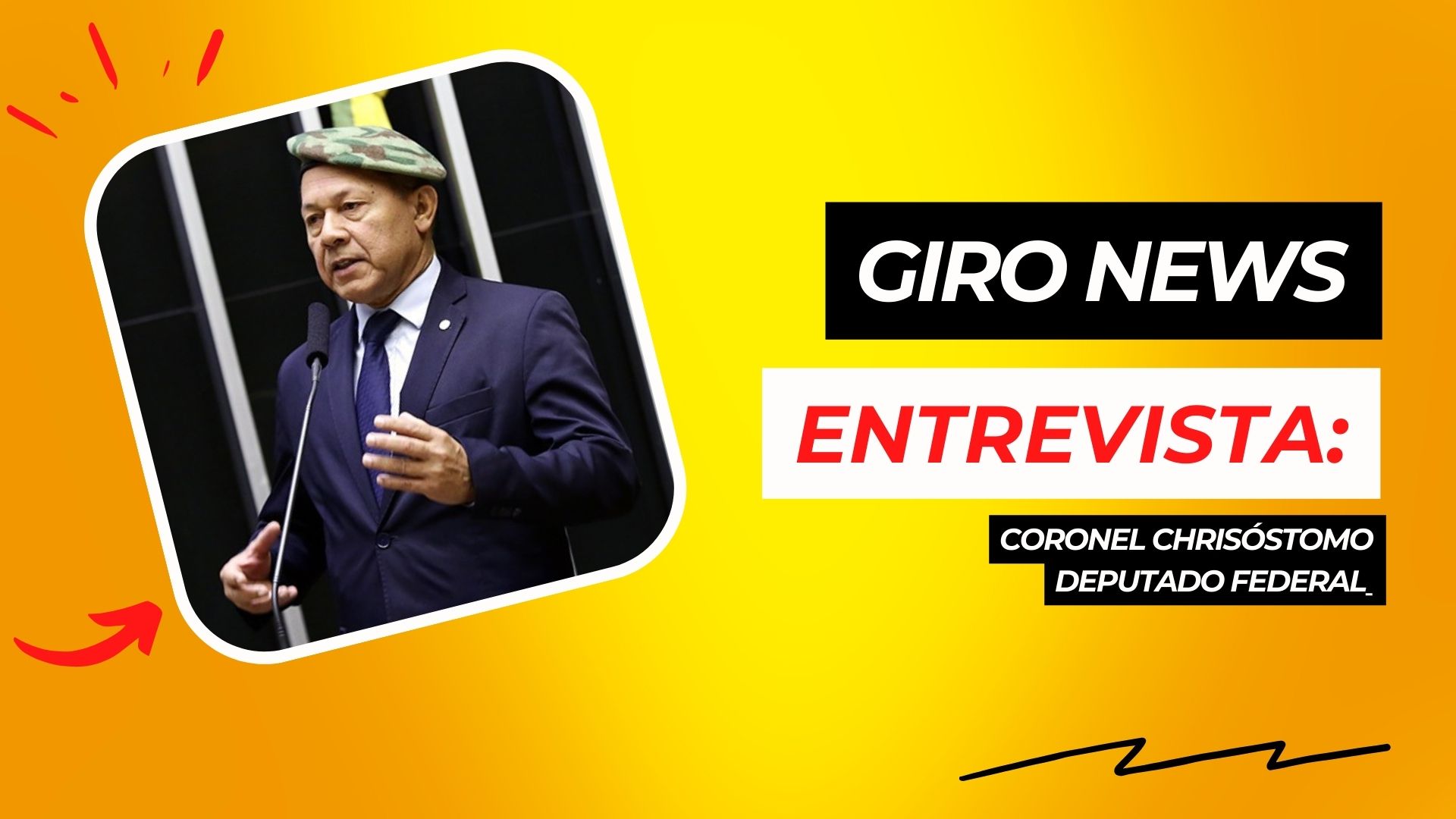 #GiroNews | Entrevista Coronel Chrisóstomo - Deputado Federal - News Rondônia