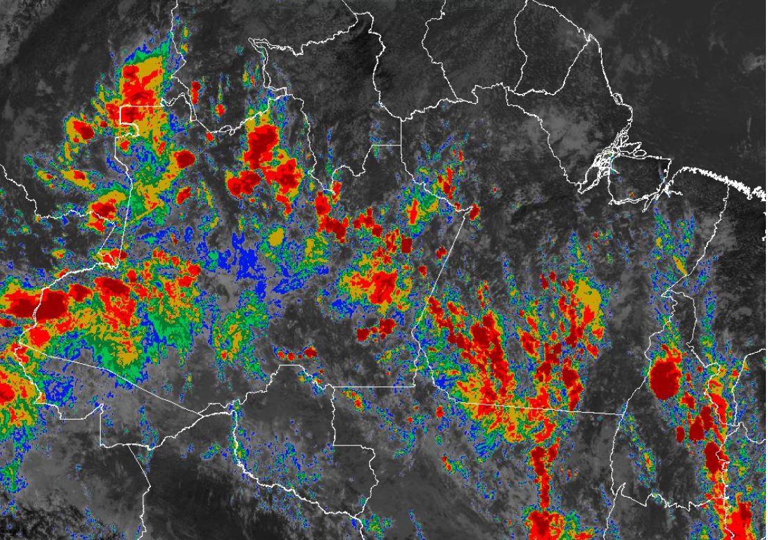 Inmet lança alerta para chuva intensa com grau de perigo do Norte ao Nordeste de Rondônia - News Rondônia