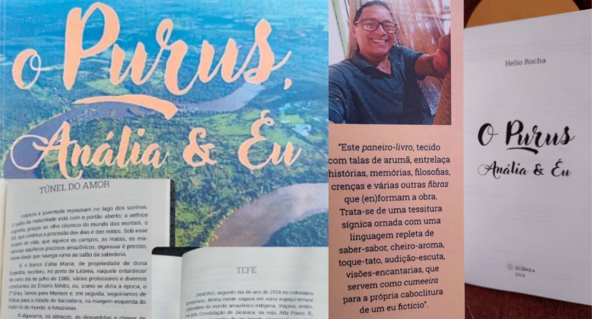 Lançamento da Obra Literária "Purus, Anália & Eu" de Hélio Rocha na UNIR Campus
