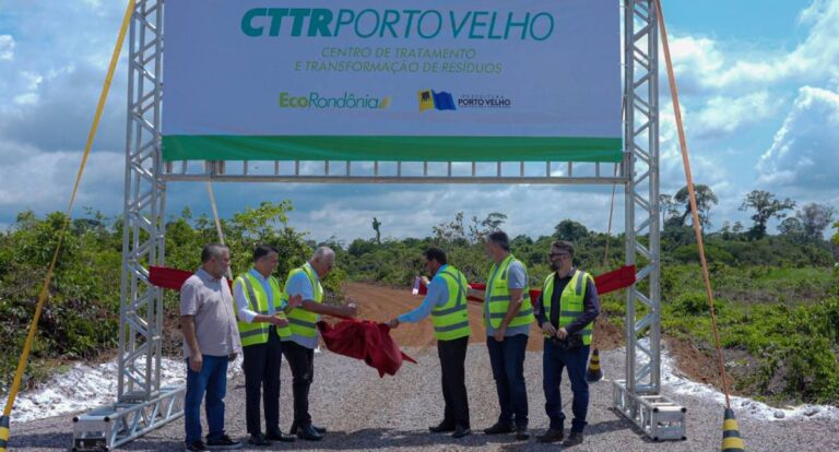 Lançada a pedra fundamental do Centro de Tratamento e Transformação de Resíduos de Porto Velho - News Rondônia