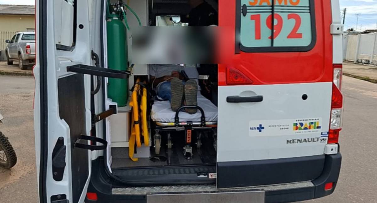 Acidente entre carro e motocicleta mobiliza autoridades, em Ji-Paraná