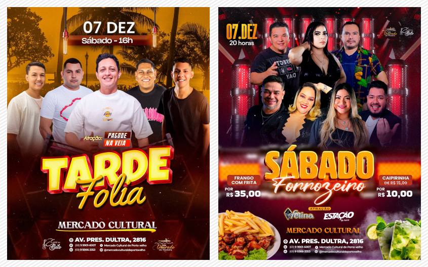 MERCADO CULTURAL - Especial Raça Negra na Feijoada; domingo tem transmissão do Brasileirão - News Rondônia