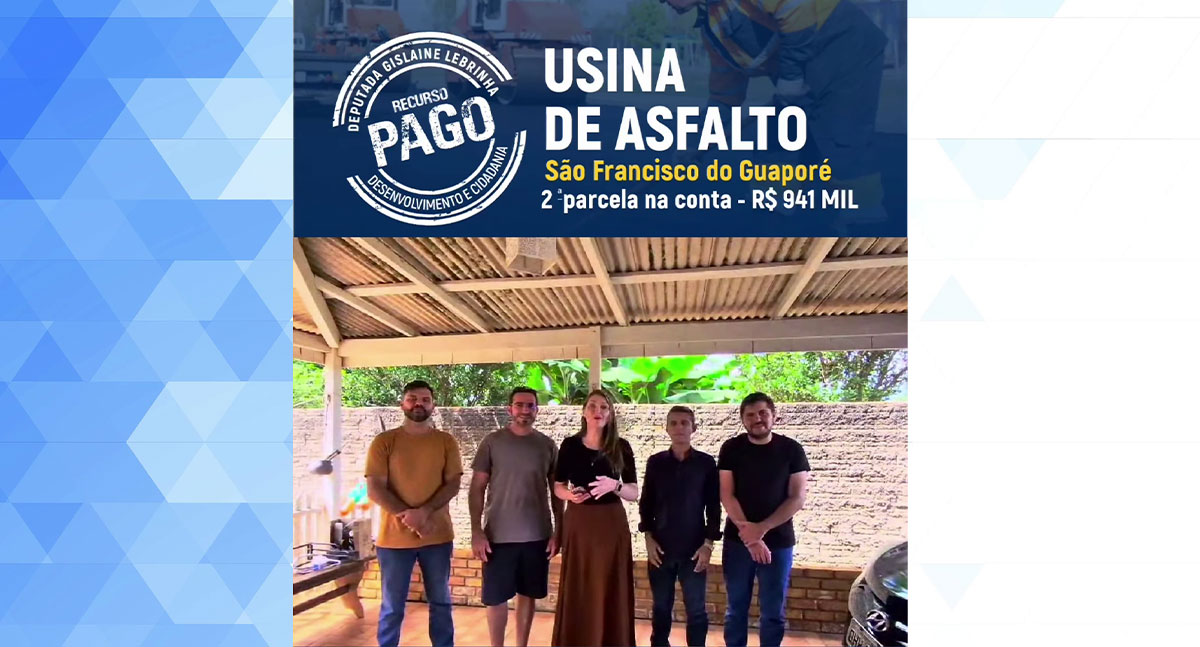 Usina de Asfalto: Um marco para o desenvolvimento de São Miguel do Guaporé - News Rondônia