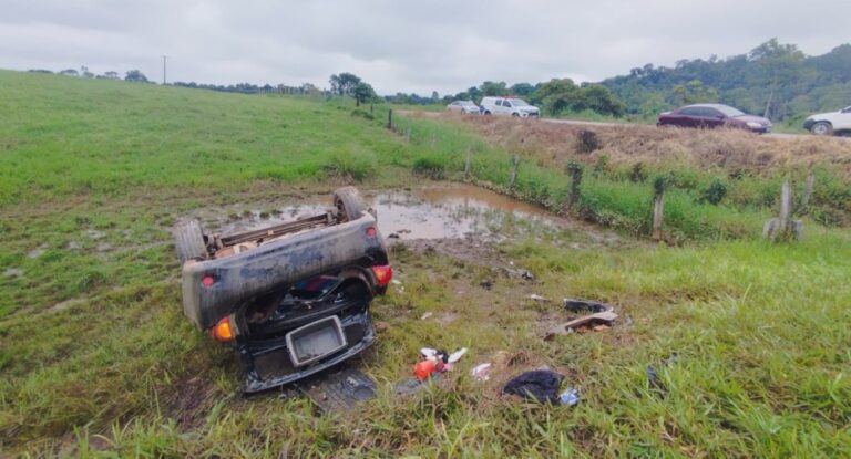 Grave acidente deixa duas pessoas feridas na Linha 603 entre Jaru e Theobroma