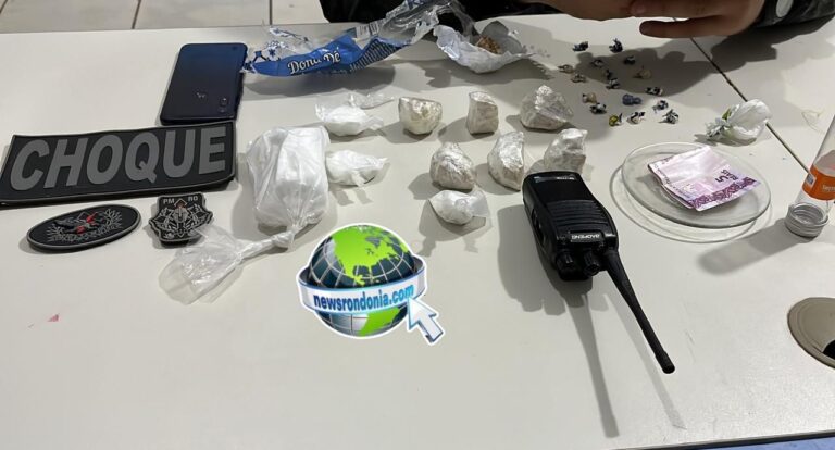 Membro do CV é preso com drogas e rádio HT na zona leste