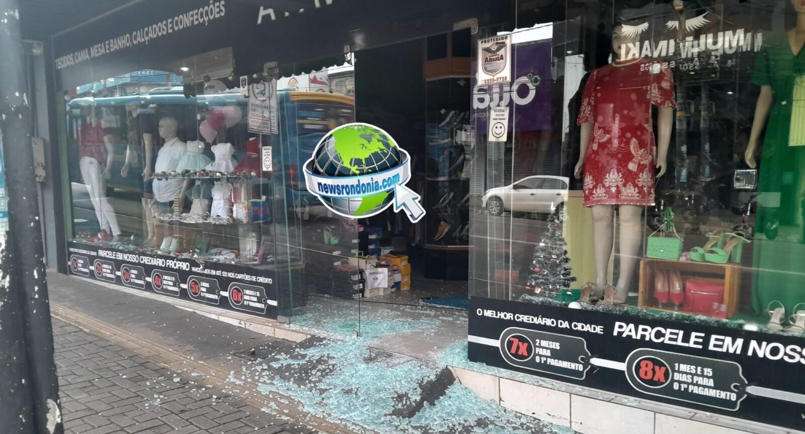 Loja de roupas é alvo de bandidos na 7 de Setembro em Porto Velho
