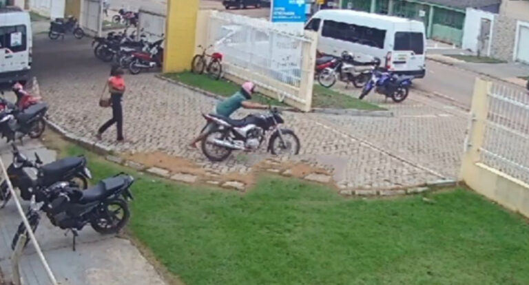 Casal é preso por furto de motocicleta e capacete em clínica de Ji-Paraná