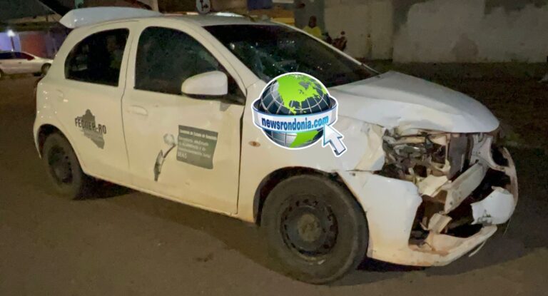 Motociclista fica ferido em grave acidente com carro oficial