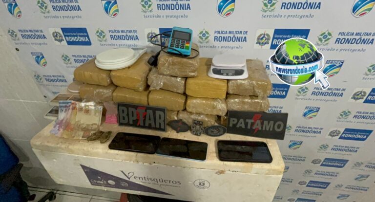 BPTAR e PATAMO fecham boca de fumo e prendem traficantes com 16kg de maconha