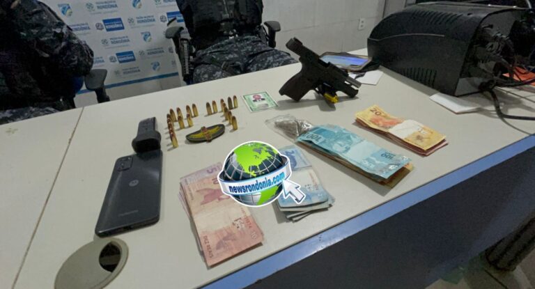 Força Tática prende foragido e apreende pistola na zona leste