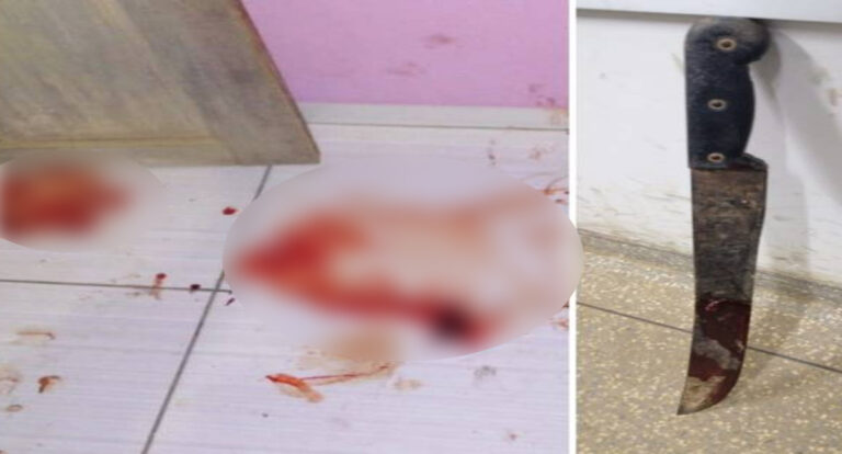 Homem é preso após tentar matar o próprio pai com facão, em Machadinho D’Oeste