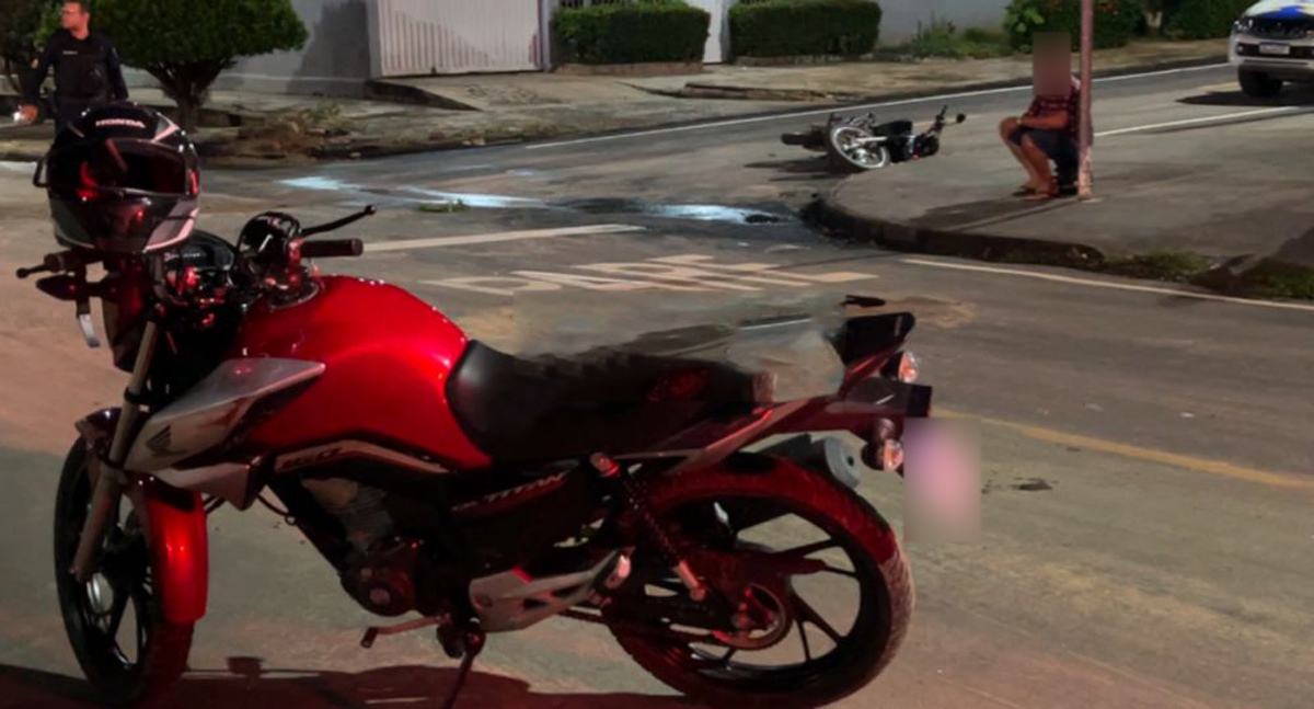 Jovem sofre fratura em acidente de moto; condutora também se fere, em Ji-Paraná
