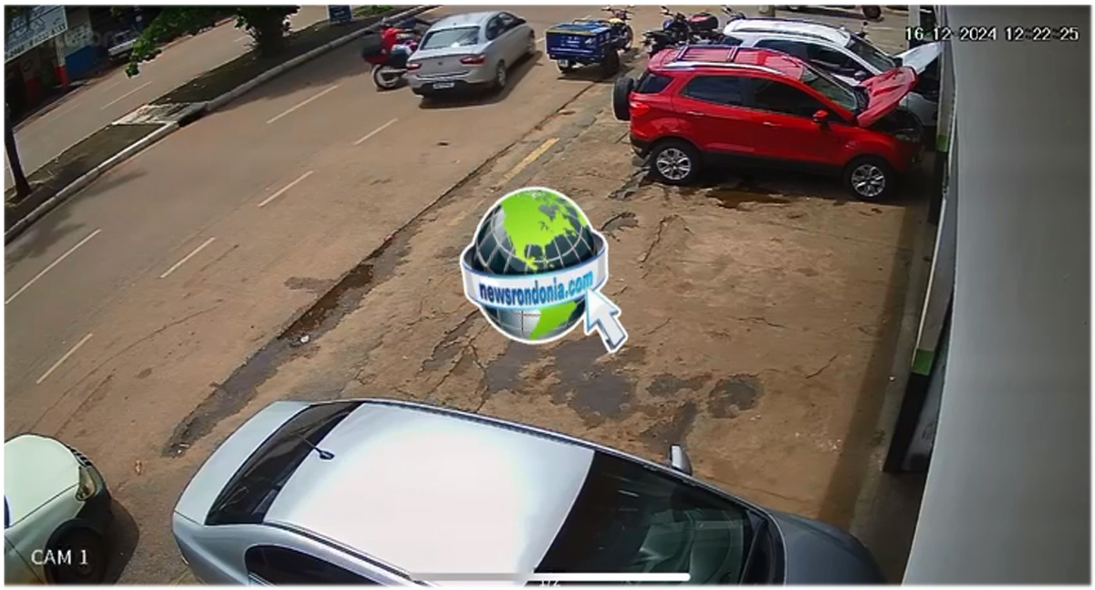 Batida entre motos deixa um ferido no centro de Porto Velho