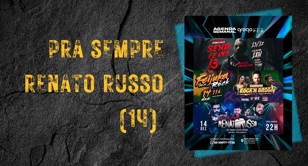 Agenda News: Grego Original Pub, onde o rock vive em Porto Velho - News Rondônia