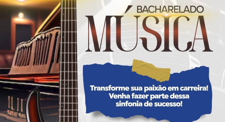 Matrículas abertas para Graduação em Bacharelado em Música na Metropolitana