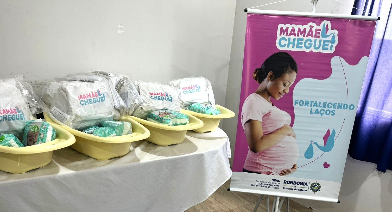 Prefeitura de Jaru realiza entrega de kits maternidade