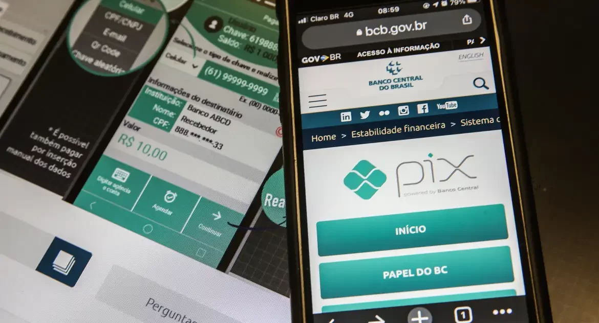 Transações via Pix caem em relação a dezembro, mas crescem em 12 meses