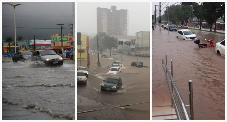 Chuva intensa causa alagamentos e transtornos em Porto Velho - News Rondônia