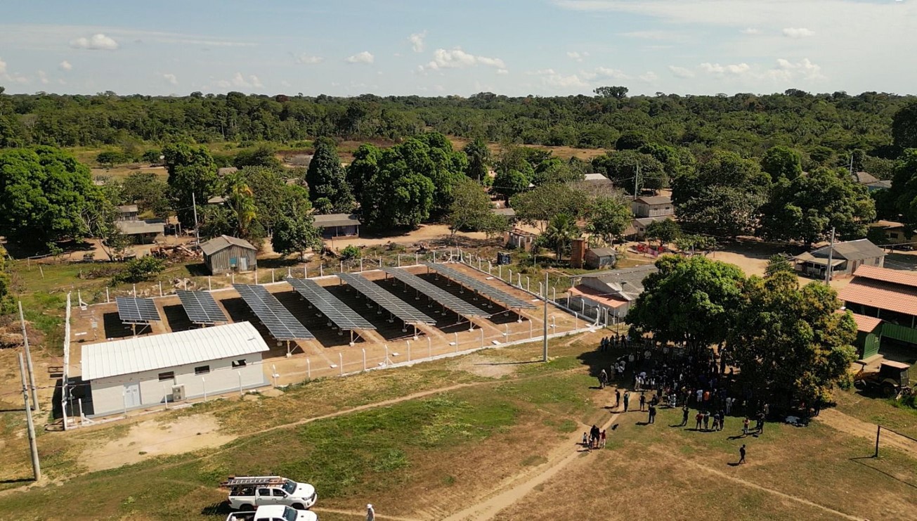 Energia chegou à Comunidade Indígena Santo André